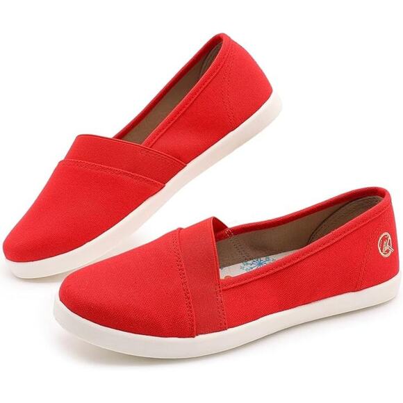 Kkyc Women's Shoes Comfy Fashion Loafers Slip On Canvas Sneaker Flat Casual SZ 6 - Picture 1 of 6